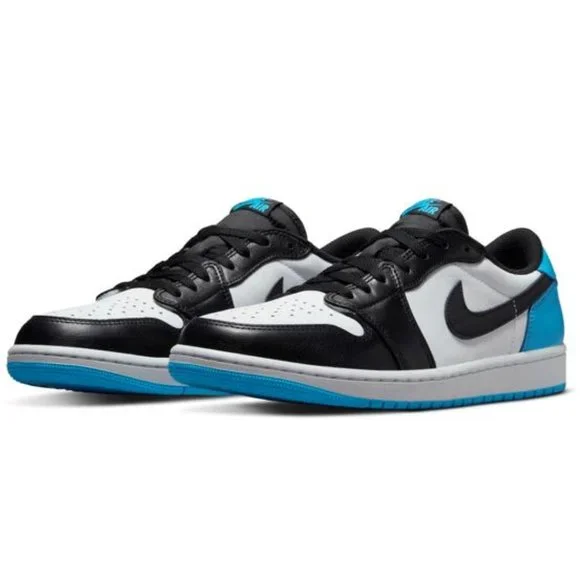 Air Jordan 1 Retro Low OG \'UNC\' CZ0790-104 size 8 Men 9.5 Women Nike Air Jordan 1 Low OG UNC Powder Blue White Black [CZ0790  main image 4